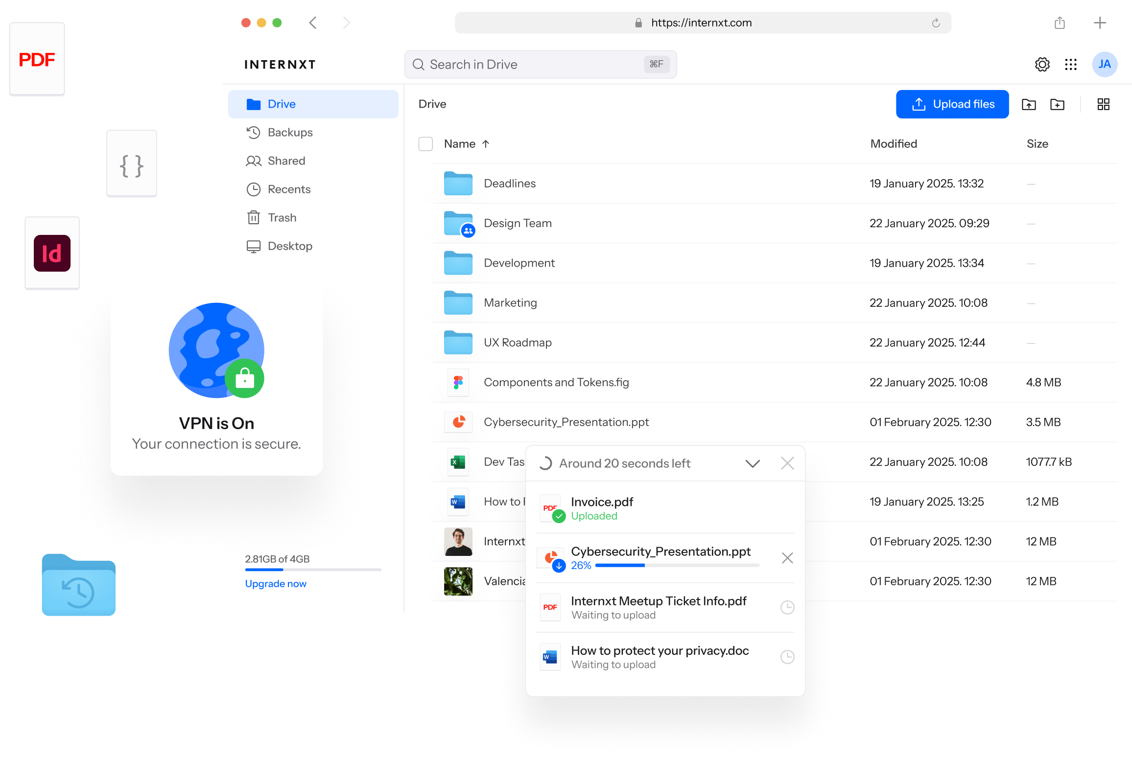 DriveWeb DarkMode image desktop
