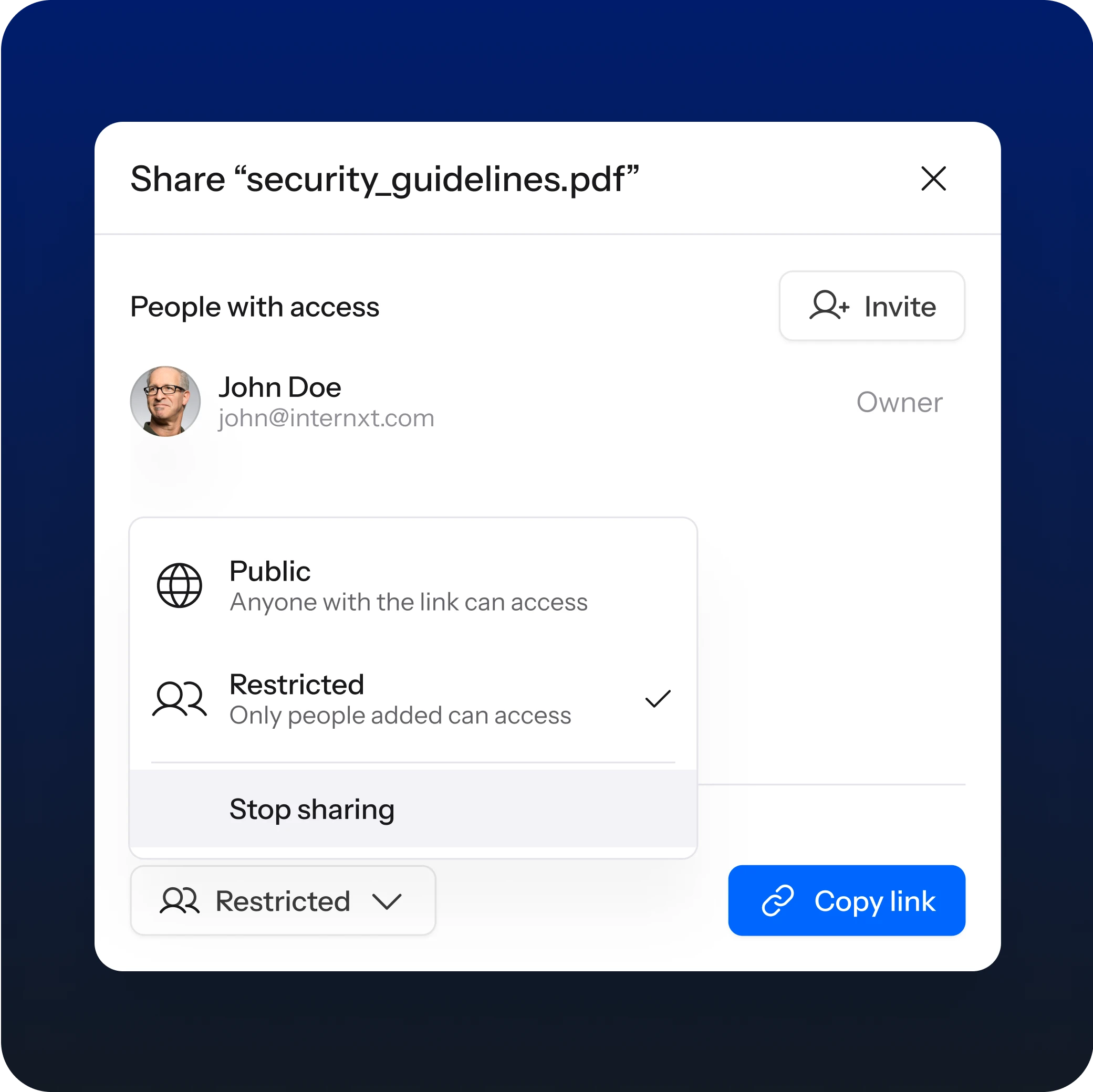 Increased privacy for your data image